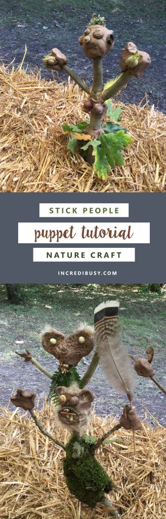 stick craft woodland puppet